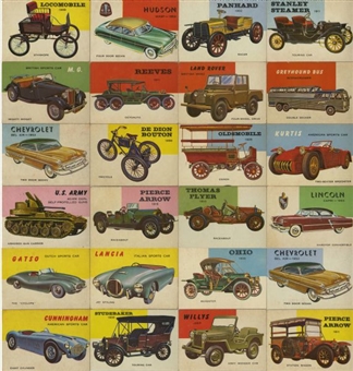 1954 Topps "World on Wheels" Collection (338)